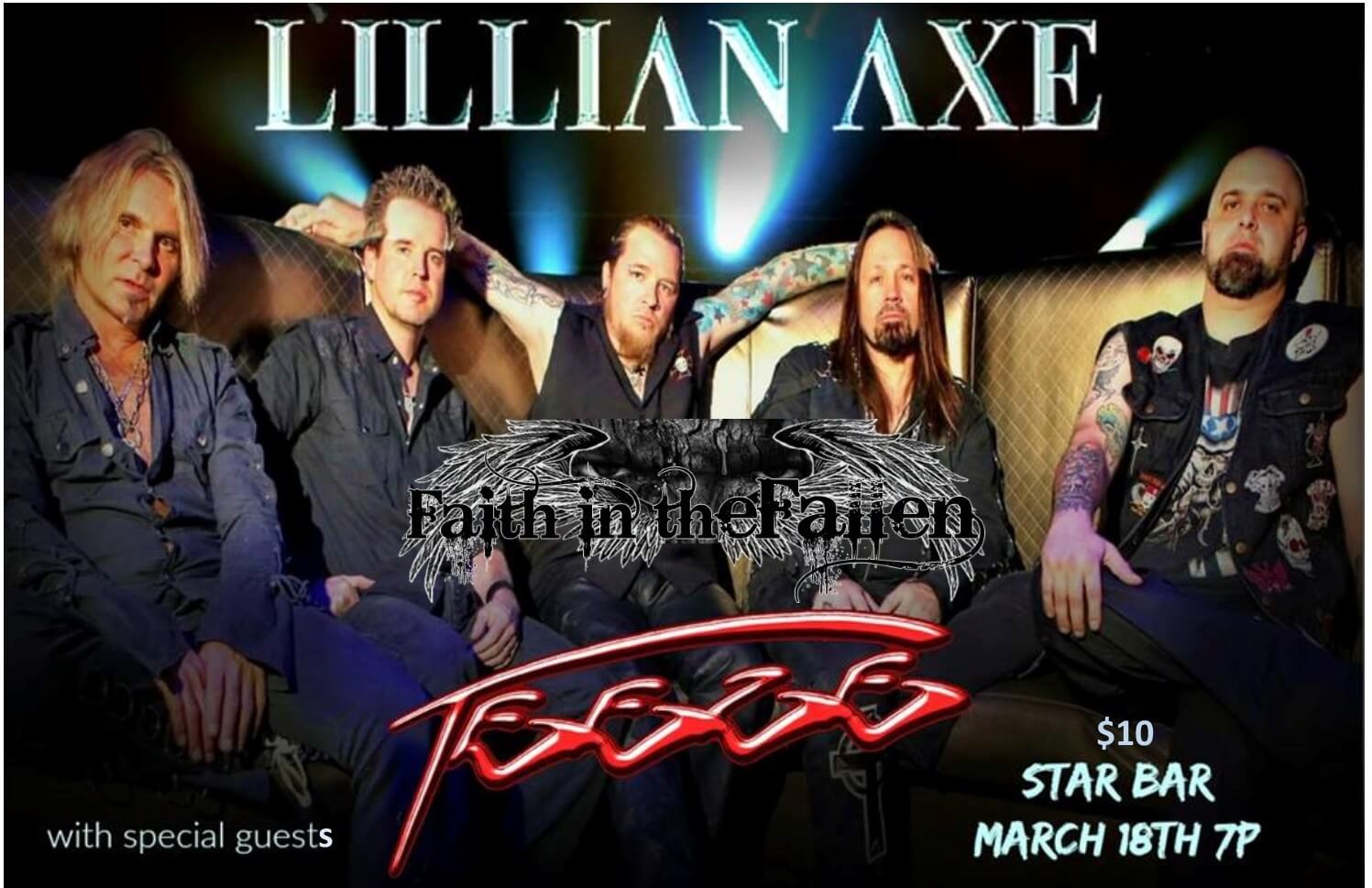 Lillian Axe and Faith in the Fallen at Star Bar